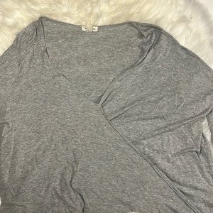 Silence and Noise Gray Long Sleeve Size Medium